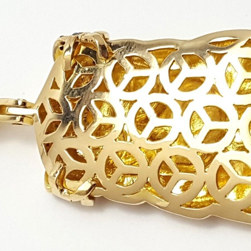 Unique 18k Solid Yellow Gold Religious Jesus Head… - image 7